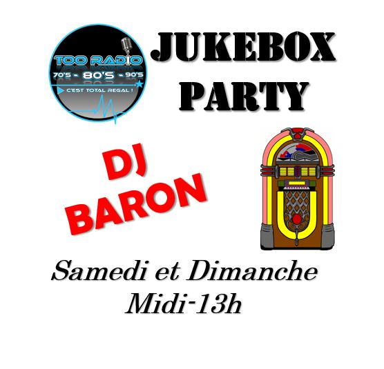 JUKEBOX PARTY 70-80 / Samedi et Dimanche Midi-13h 